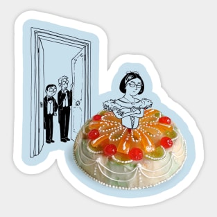 Cassata - Angelica's skirt Sticker